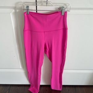 lululemon SONIC PINK align leggings 25”